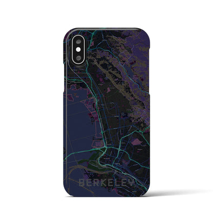 【バークレー（アメリカ）】地図柄iPhoneケース（バックカバータイプ）