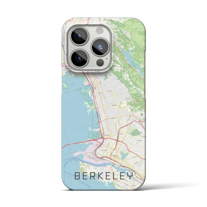 【バークレー（アメリカ）】地図柄iPhoneケース（バックカバータイプ）