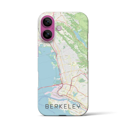 【バークレー（アメリカ）】地図柄iPhoneケース（バックカバータイプ）