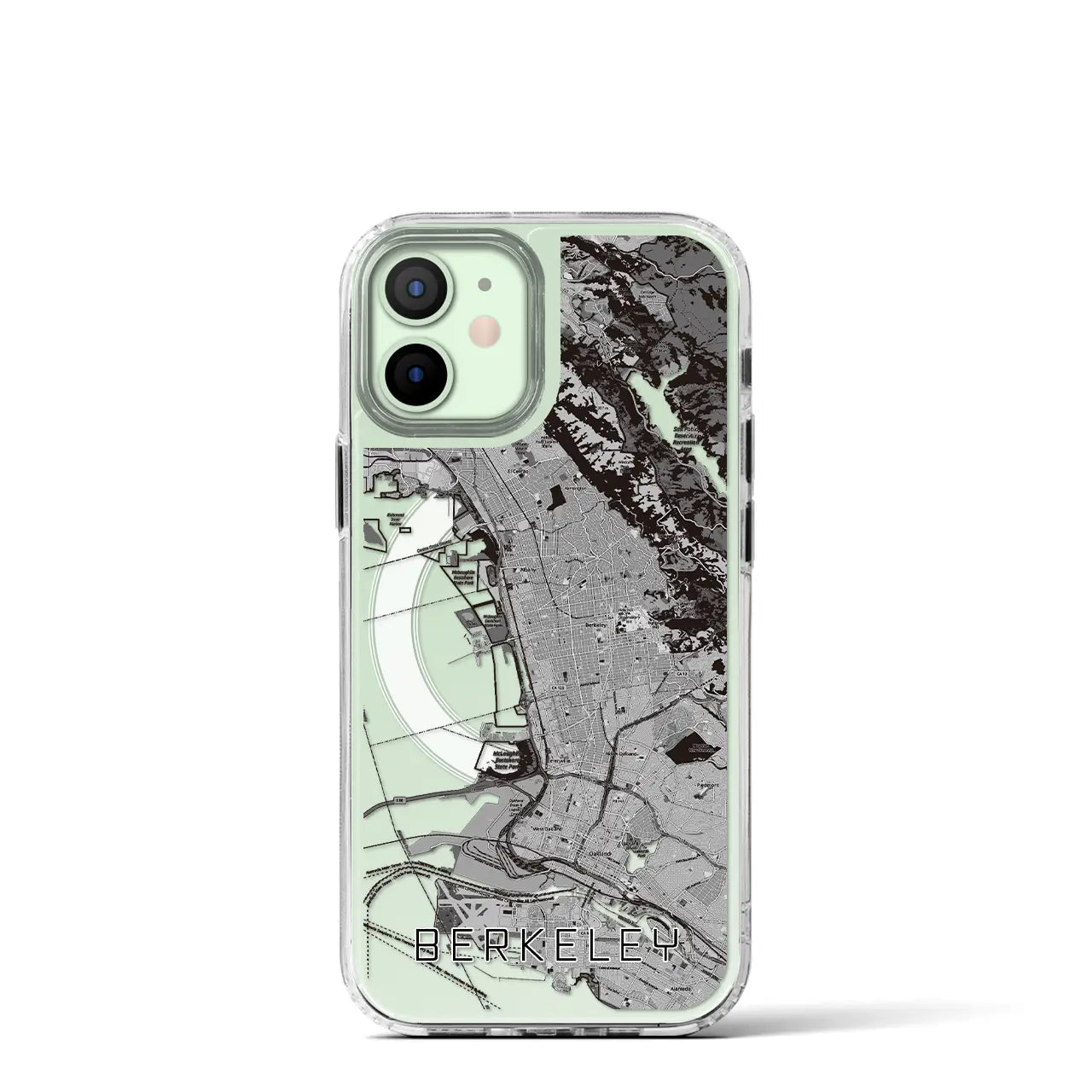 【バークレー（アメリカ）】地図柄iPhoneケース（MagSafeタイプ）