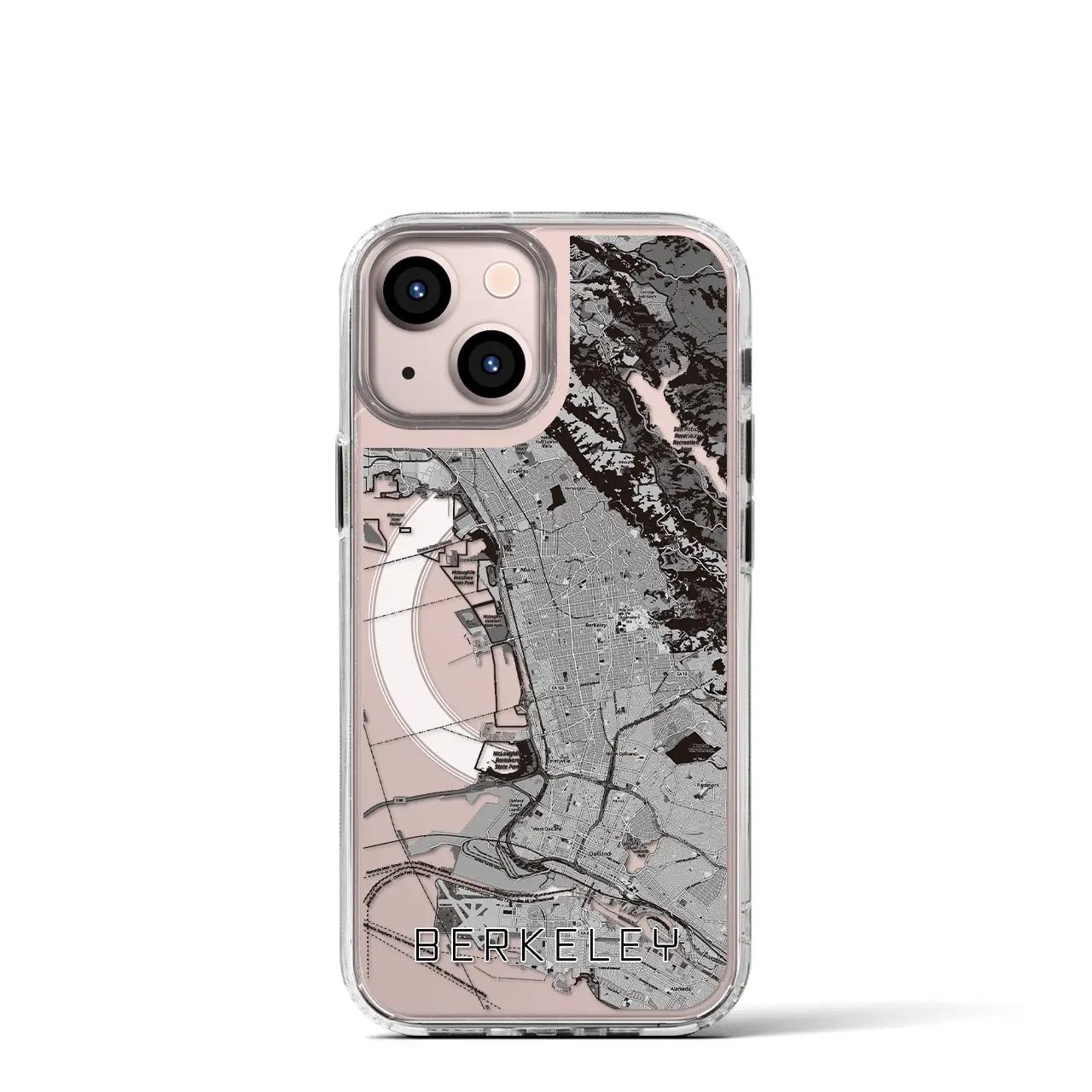 【バークレー（アメリカ）】地図柄iPhoneケース（MagSafeタイプ）