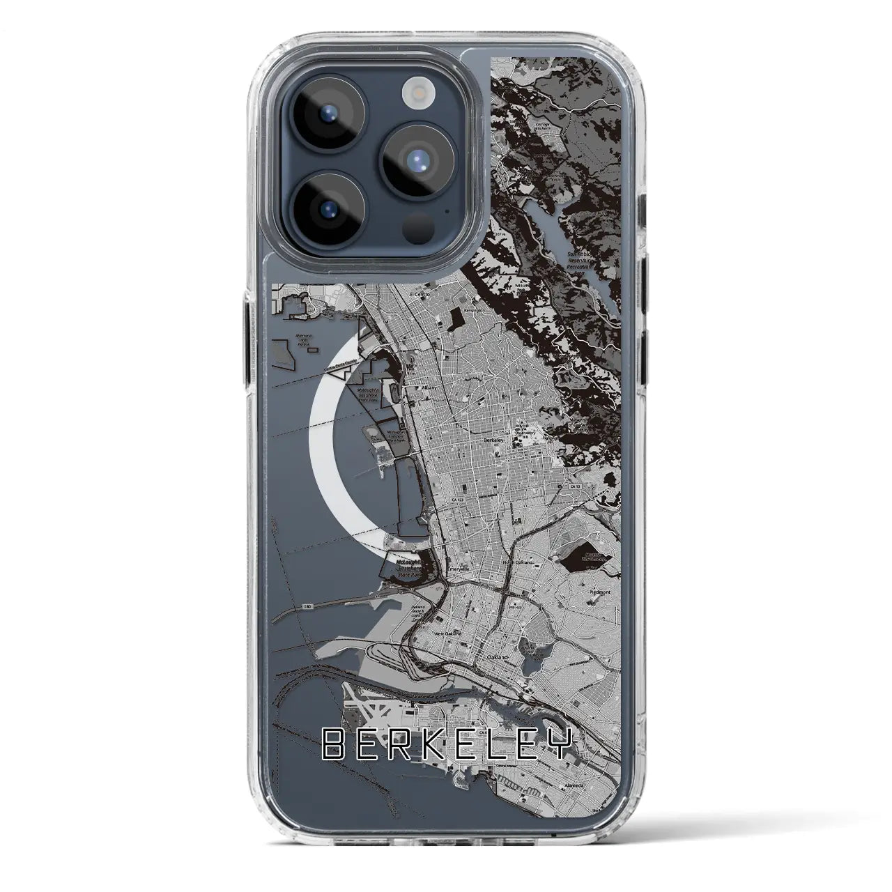 【バークレー（アメリカ）】地図柄iPhoneケース（MagSafeタイプ）
