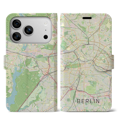 【ベルリン（ドイツ）】地図柄iPhoneケース（手帳タイプ）