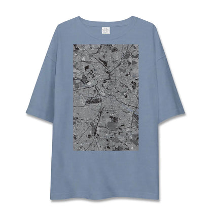 【ベルリン（ドイツ）】地図柄ビッグシルエットTシャツ