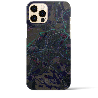 【ベルン（スイス）】地図柄iPhoneケース（バックカバータイプ）