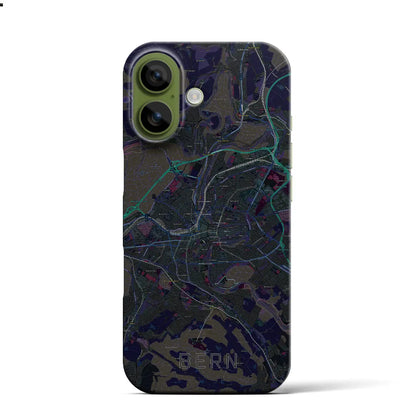 【ベルン（スイス）】地図柄iPhoneケース（バックカバータイプ）