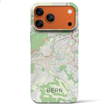 【ベルン（スイス）】地図柄iPhoneケース（バックカバータイプ）