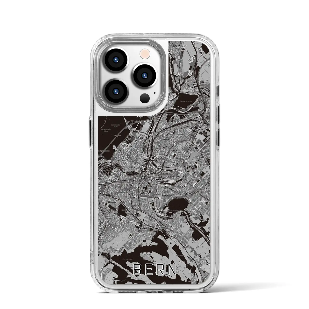 【ベルン（スイス）】地図柄iPhoneケース（MagSafeタイプ）