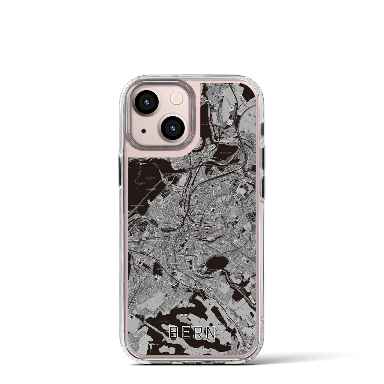 【ベルン（スイス）】地図柄iPhoneケース（MagSafeタイプ）