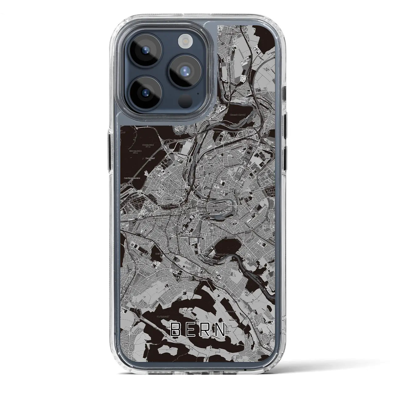 【ベルン（スイス）】地図柄iPhoneケース（MagSafeタイプ）