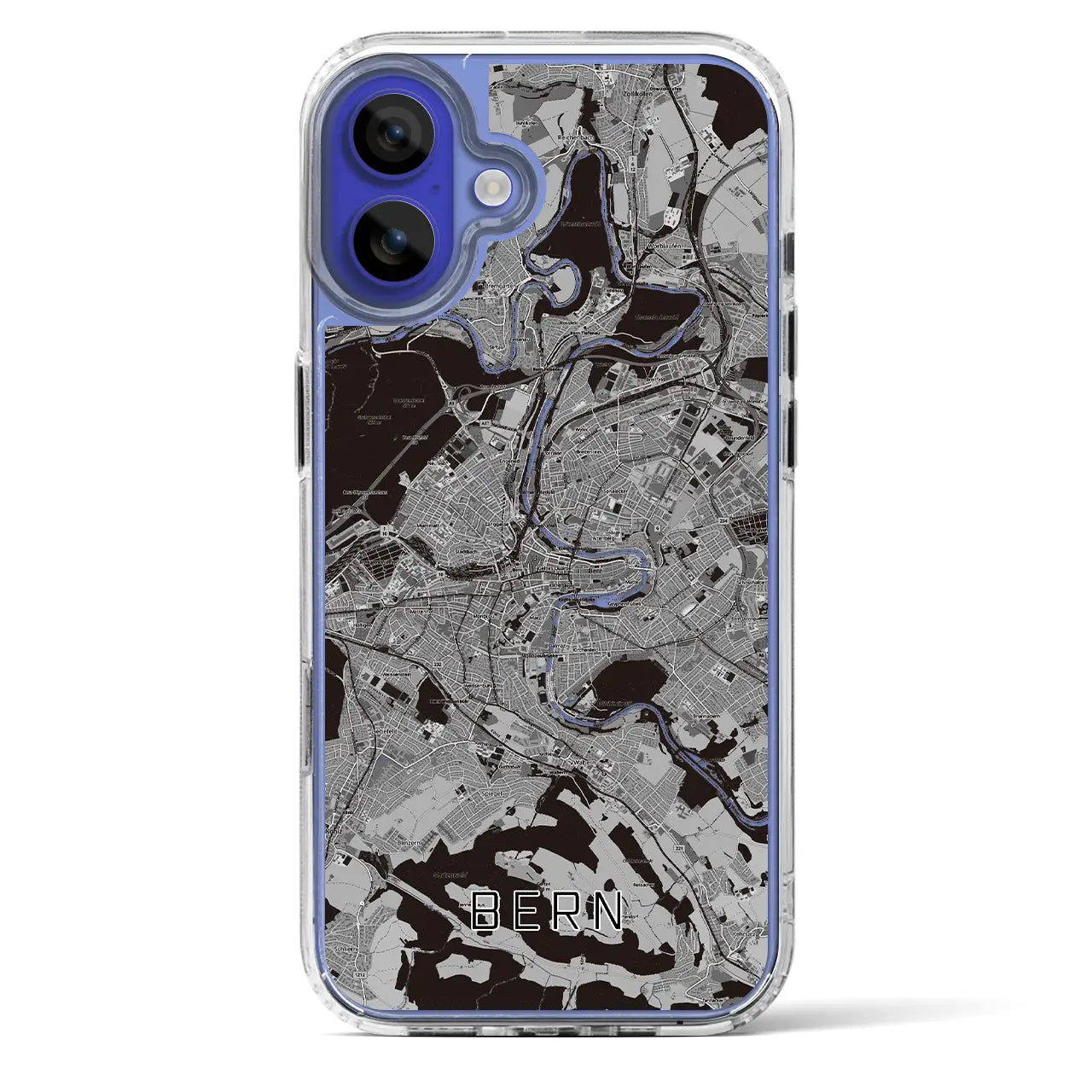 【ベルン（スイス）】地図柄iPhoneケース（MagSafeタイプ）