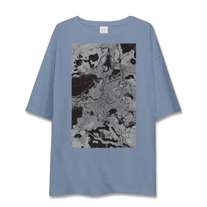 【ベルン（スイス）】地図柄ビッグシルエットTシャツ