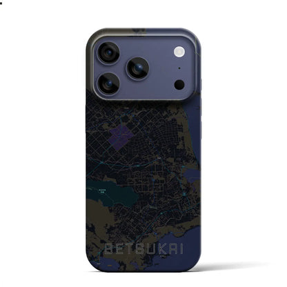 【別海（北海道）】地図柄iPhoneケース（バックカバータイプ）