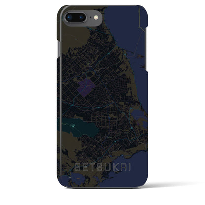 【別海（北海道）】地図柄iPhoneケース（バックカバータイプ）