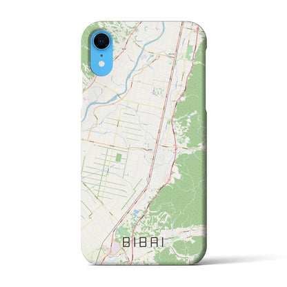 【美唄（北海道）】地図柄iPhoneケース（バックカバータイプ）