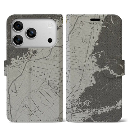 【美唄（北海道）】地図柄iPhoneケース（手帳タイプ）