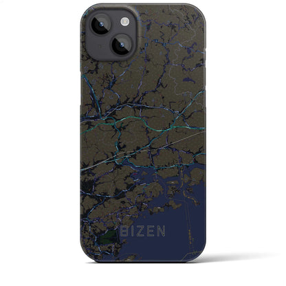 【備前（岡山県）】地図柄iPhoneケース（バックカバータイプ）