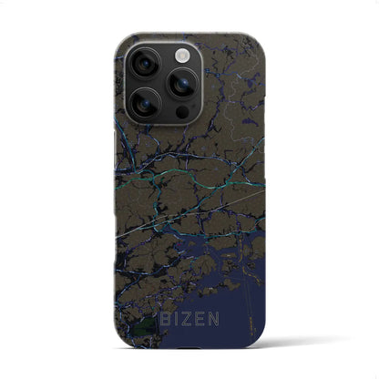 【備前（岡山県）】地図柄iPhoneケース（バックカバータイプ）