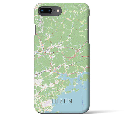 【備前（岡山県）】地図柄iPhoneケース（バックカバータイプ）