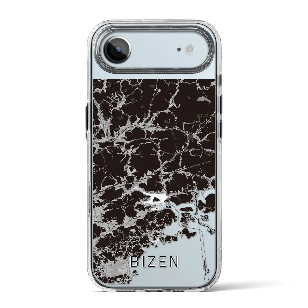 【備前（岡山県）】地図柄iPhoneケース（MagSafeタイプ）