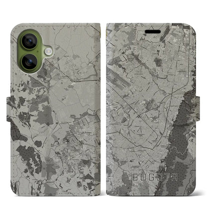 【ボゴタ（コロンビア）】地図柄iPhoneケース（手帳タイプ）