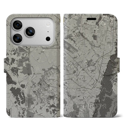 【ボゴタ（コロンビア）】地図柄iPhoneケース（手帳タイプ）