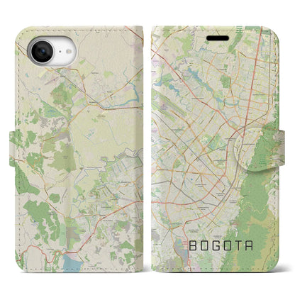 【ボゴタ（コロンビア）】地図柄iPhoneケース（手帳タイプ）