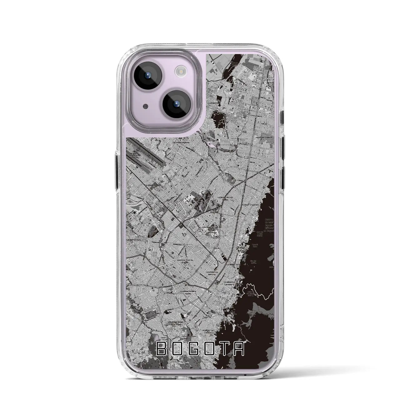 【ボゴタ（コロンビア）】地図柄iPhoneケース（MagSafeタイプ）