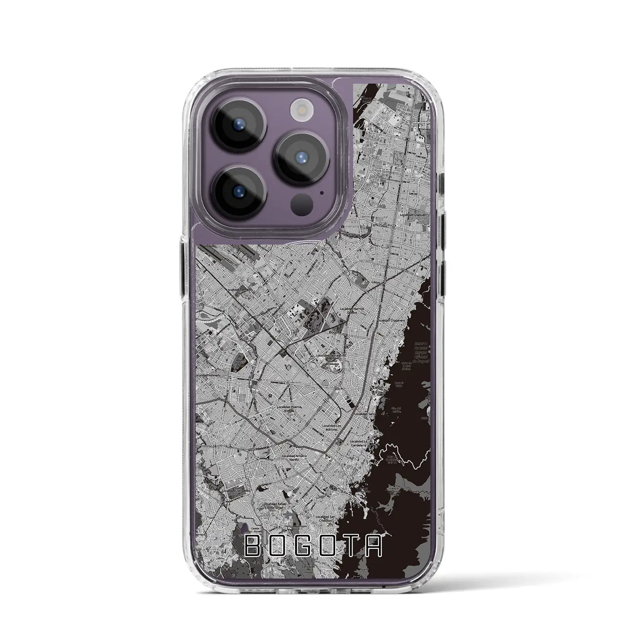 【ボゴタ（コロンビア）】地図柄iPhoneケース（MagSafeタイプ）