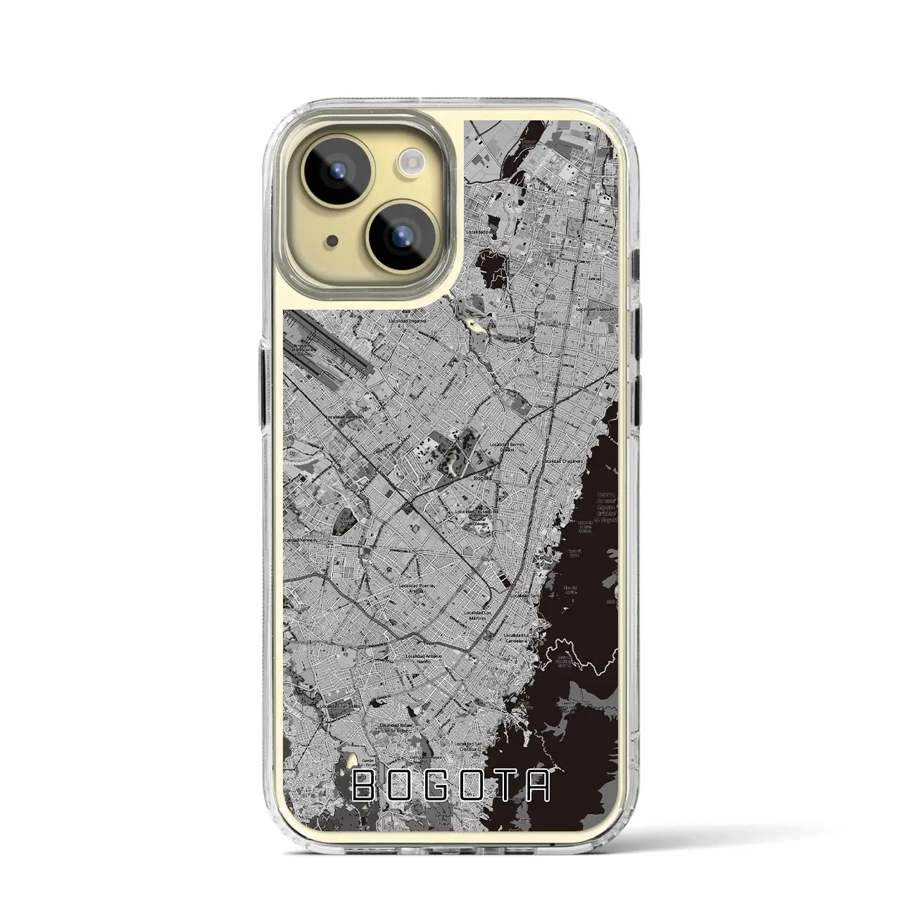 【ボゴタ（コロンビア）】地図柄iPhoneケース（MagSafeタイプ）
