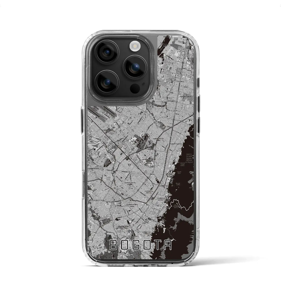 【ボゴタ（コロンビア）】地図柄iPhoneケース（MagSafeタイプ）