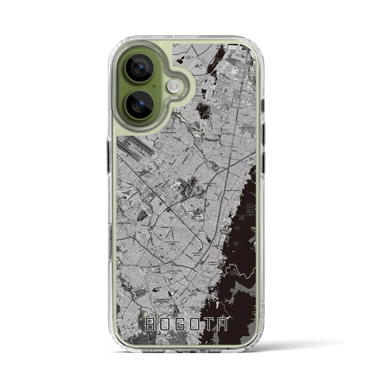 【ボゴタ（コロンビア）】地図柄iPhoneケース（MagSafeタイプ）