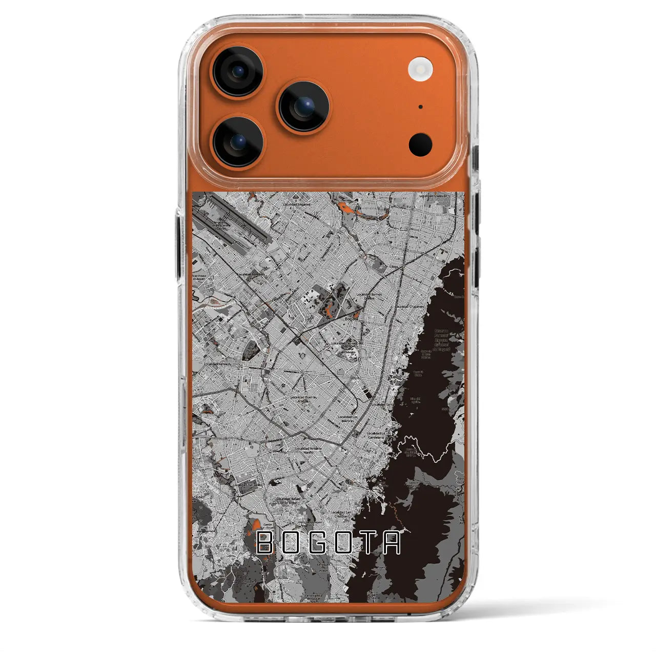 【ボゴタ（コロンビア）】地図柄iPhoneケース（MagSafeタイプ）