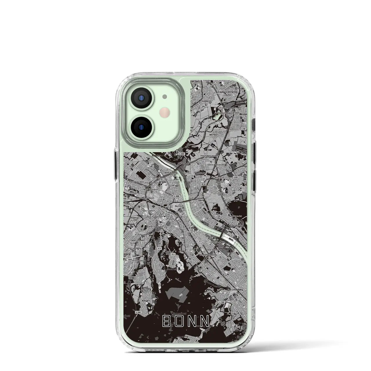【ボン（ドイツ）】地図柄iPhoneケース（MagSafeタイプ）