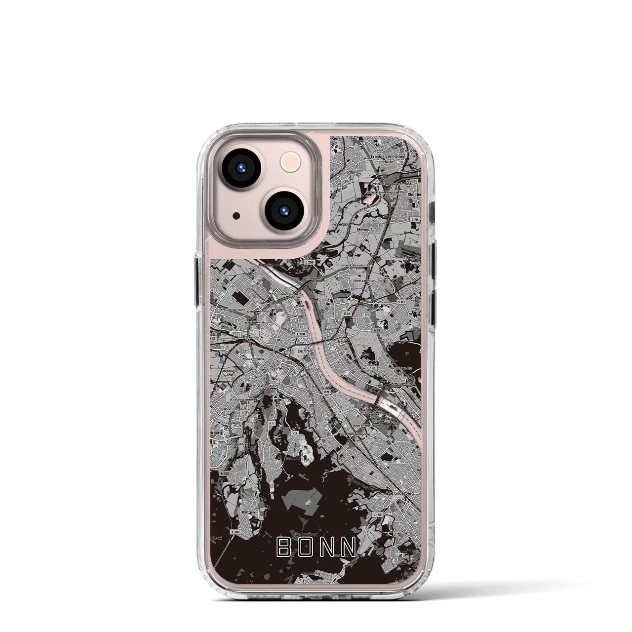 【ボン（ドイツ）】地図柄iPhoneケース（MagSafeタイプ）