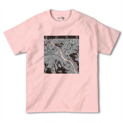 【ボン（ドイツ）】地図柄ヘビーウェイトTシャツ