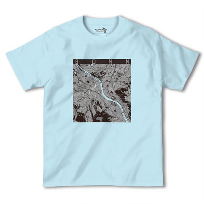 【ボン（ドイツ）】地図柄ヘビーウェイトTシャツ