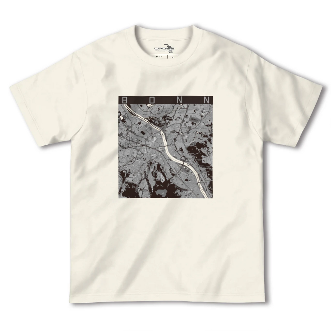 【ボン（ドイツ）】地図柄ヘビーウェイトTシャツ