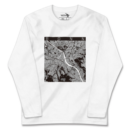 【ボン（ドイツ）】地図柄ロングスリーブTシャツ