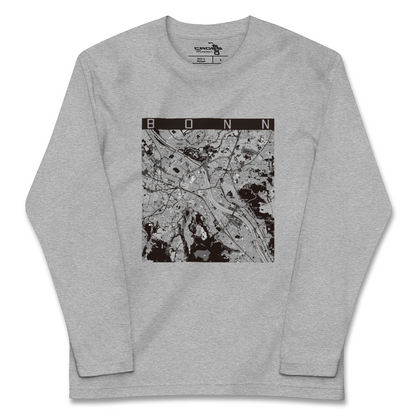【ボン（ドイツ）】地図柄ロングスリーブTシャツ