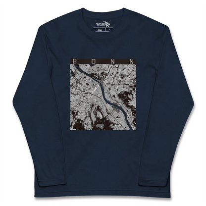 【ボン（ドイツ）】地図柄ロングスリーブTシャツ
