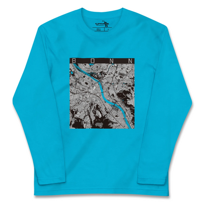 【ボン（ドイツ）】地図柄ロングスリーブTシャツ