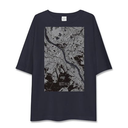 【ボン（ドイツ）】地図柄ビッグシルエットTシャツ