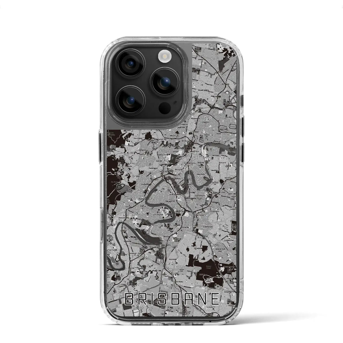 【ブリスベン（オーストラリア）】地図柄iPhoneケース（MagSafeタイプ）