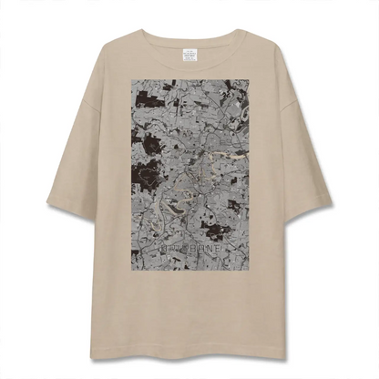 【ブリスベン（オーストラリア）】地図柄ビッグシルエットTシャツ