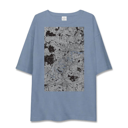 【ブリスベン（オーストラリア）】地図柄ビッグシルエットTシャツ
