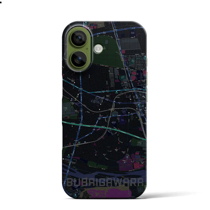 【分倍河原（東京都）】地図柄iPhoneケース（バックカバータイプ）