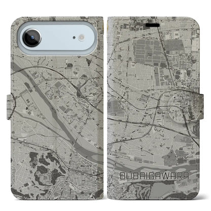 【分倍河原（東京都）】地図柄iPhoneケース（手帳タイプ）