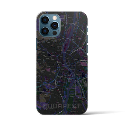 【ブダペスト（ハンガリー）】地図柄iPhoneケース（バックカバータイプ）