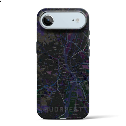 【ブダペスト（ハンガリー）】地図柄iPhoneケース（バックカバータイプ）